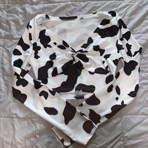 Long sleeve crop top